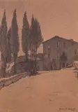 Benvenuto Benvenuti, Case e cipressi