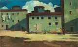 Chiaro di luna by Renato Natali, oil on faesite, offered Oct 2023