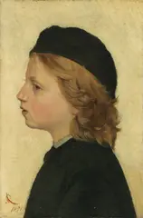 Niccolò Cannicci, L'adolescente, 1871, oil on canvas
