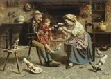 Eugenio Zampighi, Scena familiare