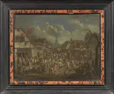 Hendrick Mommers, Festa paesana con danza intorno a un albero della Primavera, oil on panel