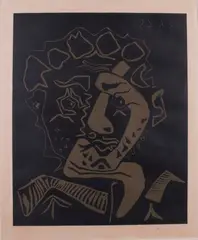 Le Danseur by Pablo Picasso, 1965, engraving on linoleum, offered Jul 2023