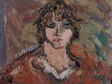 Ritratto by Silvio Loffredo, oil on cardboard, offered Jul 2023