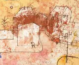 Franco Rognoni, Periferia, mixed media on paper applicata on canvas