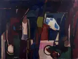 Eugenio Degani, Senza titolo, oil on canvas