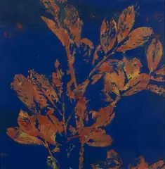 Impressione di alloro by Massimo Barzagli, 1993, tempera on canvas plastificata, offered Jul 2023