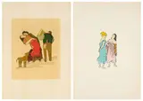 Renato Natali, Due grafiche, lithograph a colori