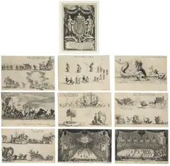 Jacques Callot, Le combat a la barrière, Serie completa di