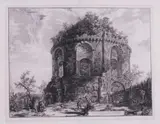 Giovan Battista Piranesi, Veduta del Tempio, detto della Tosse, etching on paper