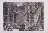 Giovan Battista Piranesi, Dimostrazioni dell'emissario del lago Albano, etching on paper