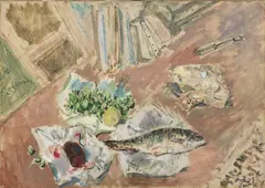 Filippo de Pisis, Natura morta sul parquet, 1936, oil on canvas
