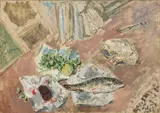 Filippo de Pisis, Natura morta sul parquet, 1936, oil on canvas