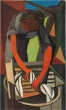 La grande lavandaia by Renato Guttuso, 1947, oil on canvas, offered May 2023