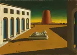 Giorgio de Chirico, Piazza d'Italia, 1959, oil on canvas