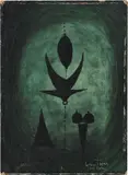 Estados del silencio by Iván Tovar, 1964, oil on faesite, offered May 2023