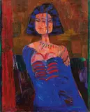 Bruno Cassinari, Lu, 1974, oil on canvas