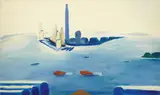 Virgilio Guidi, S. Giorgio, Venezia, 1974, oil on canvas