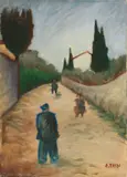 Ottone Rosai, Strada con figure