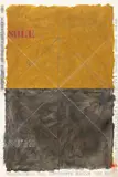 Giò Pomodoro, Per i prigionieri politici spagnoli, 1974, mixed media on card