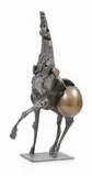 Nag Arnoldi, Cavallo, 1992, scultura in bronze
