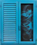 Persiana by Tano Festa, 1985, enamel and acrylic on legno, offered May 2023