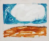 Senza titolo by Mario Schifano, 1974, enamel on canvas, offered May 2023