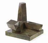 Giò Pomodoro, Cartesio, scultura in bronze