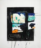 Mario Schifano, Senza titolo, 1992, enamel and acrylic on canvas