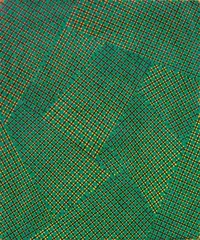 Mario Nigro, Spazio totale, 1954, tempera verniciata on canvas