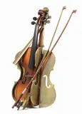Arman, Half Prisonnier, violino and bronze