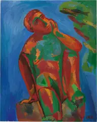 Sandro Chia, Senza titolo, 1996, oil on canvas