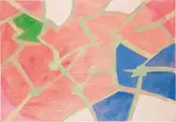 Giulio Turcato, Reticolo, 1979, oil and mixed media on canvas