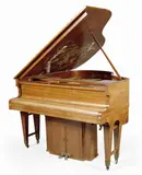 Arman, Le sacre du piano, 1986, pianoforte and mixed media