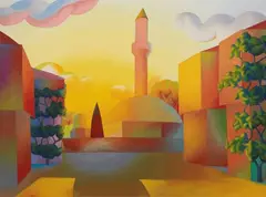 Senza titolo by Salvo, 1989, oil on canvas, offered May 2023