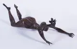 Luciano Minguzzi, Nuotatrice, scultura in bronze