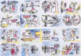 Roberto Sebastian Matta, Senza titolo, lithograph a colori