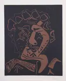 Pablo Picasso, Le Danseur, 1965, engraving on linoleum