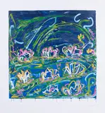 Senza titolo by Mario Schifano, screenprint a colori, offered May 2023