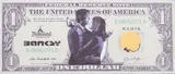 Dismal Dollar Canvas by Banksy, 2015, stampa on canvas, offered May 2023