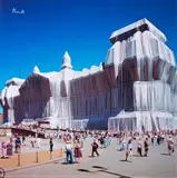 Christo, Wrapped Reichstag, 1995, Cromolitografia