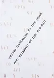 Vincenzo Agnetti, Writing cancelled by the form and betrayed by the subject, 1971, lithograph