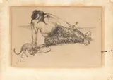 Lorenzo Viani, Figura col gatto