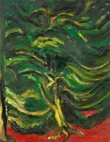 Alberi by Virgilio Guidi, 1975, oil on canvas, offered May 2023
