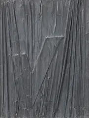Umberto Mariani, La forma celata: V, 1993, piombo on panel