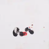Senza titolo by Li Yuanjia, watercolour on paper applicata on panel, offered May 2023