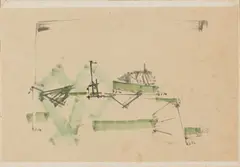 Sergio Romiti, Composizione, watercolour on paper
