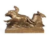Biga by Umberto Mastroianni, Scultura in terracotta dipinta, offered May 2023