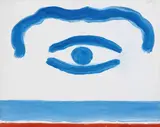 Cielo antico («Occhio nello spazio») by Virgilio Guidi, 1972, oil on canvas, offered May 2023