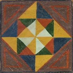 Motivo geometrico by Gerardo Dottori, 1932, distacco di pittura murale riportata on canvas, offered May 2023