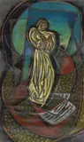 Pippo Oriani, Il poeta - «Orfeo», 1935, oil on canvas